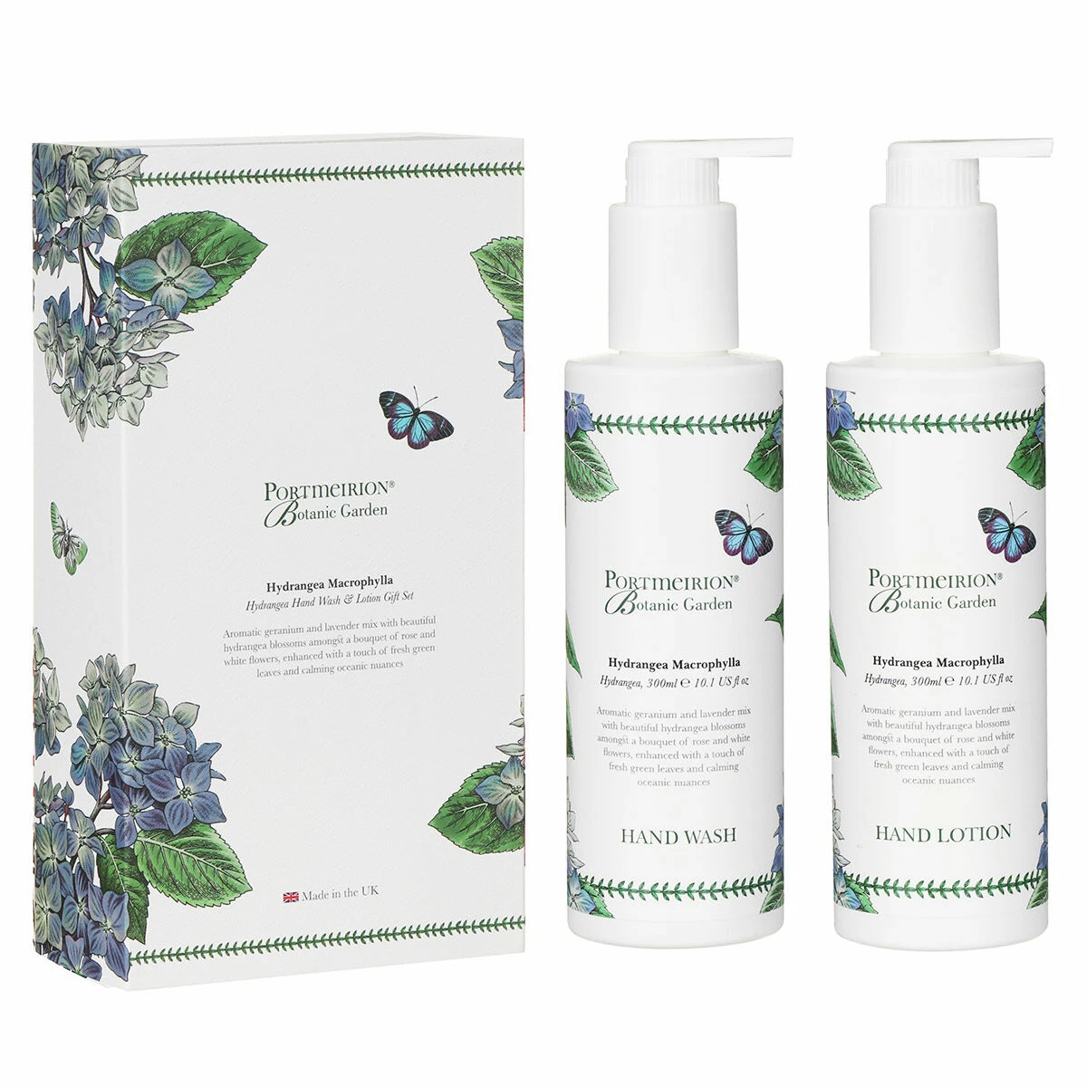 Botanic Garden Hydrangea Hand Wash & Lotion Gift Set 1 Botanic Garden Hydrangea Hand Wash & Lotion Gift Set