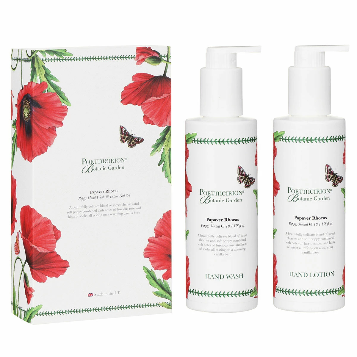 Botanic Garden Poppy Hand Wash & Lotion Gift Set 1 Botanic Garden Poppy Hand Wash & Lotion Gift Set