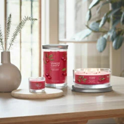 Yankee Candle Black Cherry Signature Large Tumbler Candle -gifts shop black cherry signature collection lifestyle 1 1