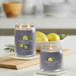 Yankee Candle Black Tea & Lemon Signature Medium Jar Candle -gifts shop black tea lemon signature collection lifestyle 1