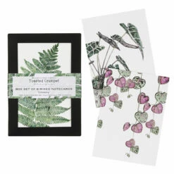 Toasted Crumpet ‘Greenery’ Notecards Mixed Set Of 8