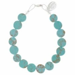 Carrie Elspeth Turquoise Mosaic Coins Bracelet -gifts shop carrie elspeth b1554 turquoise mosaic coins bracelet