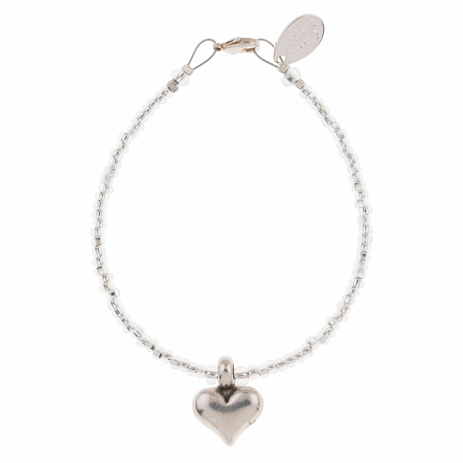 Carrie Elspeth Silver Heart Strings Bracelet 1 Carrie Elspeth Silver Heart Strings Bracelet