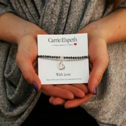 Carrie Elspeth With Love Sentiment Bracelet -gifts shop carrie elspeth bb093 sentiments bracelet lifestyle