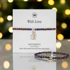 Carrie Elspeth With Love Sentiment Bracelet