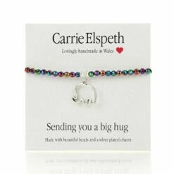 Carrie Elspeth Sending You A Big Hug Sentiment Bracelet