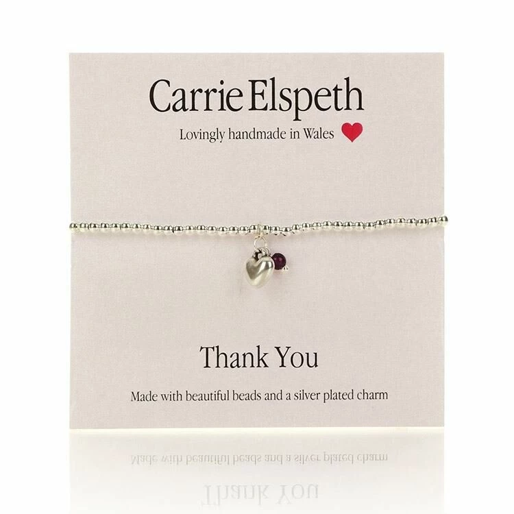 Carrie Elspeth Thank You Sentiment Bracelet 2 Carrie Elspeth Thank You Sentiment Bracelet - Image 2