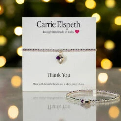 Carrie Elspeth Thank You Sentiment Bracelet