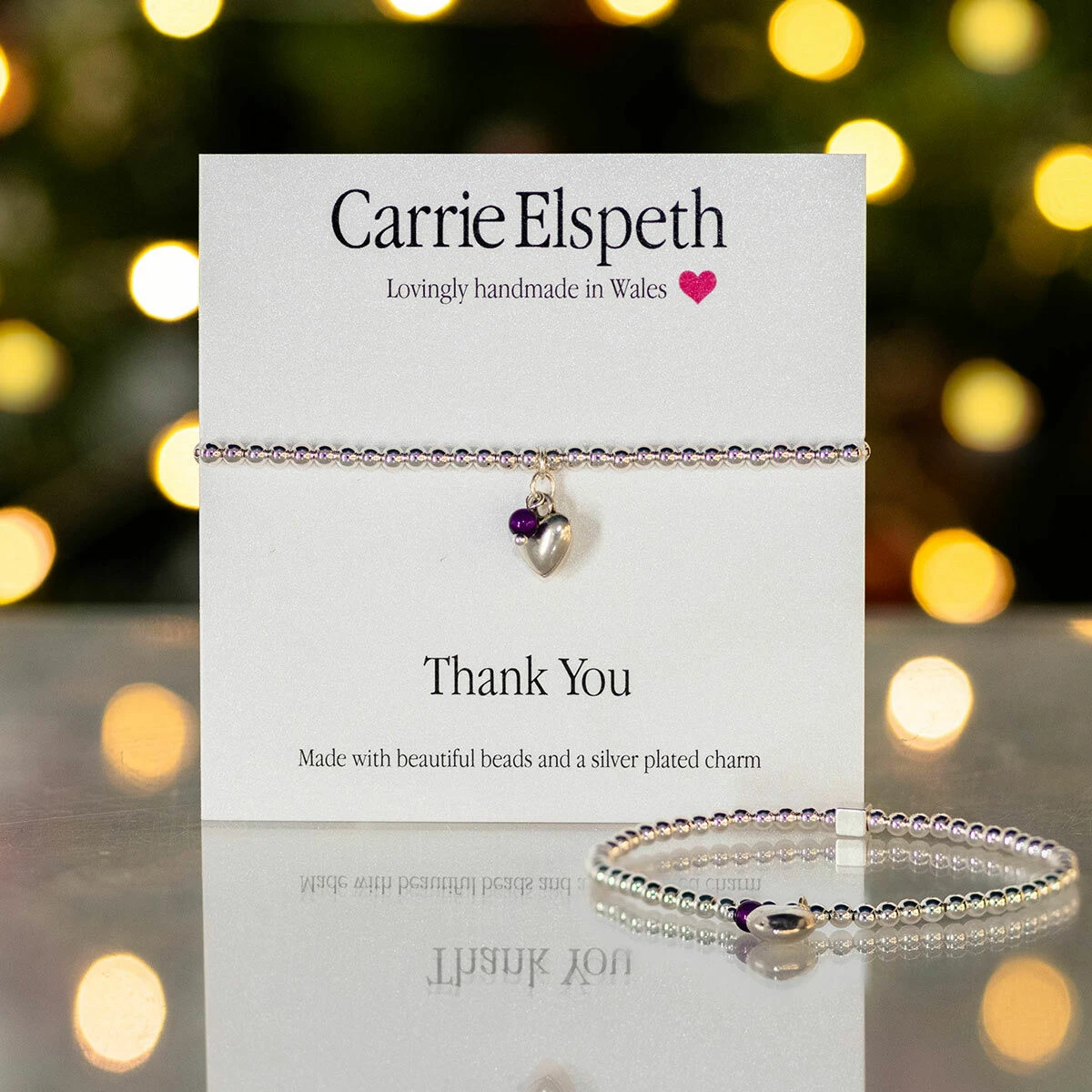 Carrie Elspeth Thank You Sentiment Bracelet 1 Carrie Elspeth Thank You Sentiment Bracelet