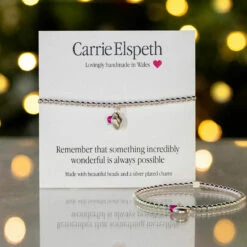 Carrie Elspeth Something Wonderful Sentiment Bracelet