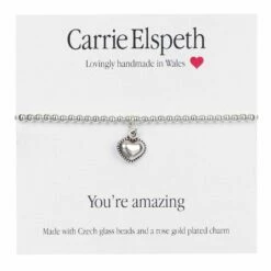 Carrie Elspeth You're Amazing Sentiment Bracelet