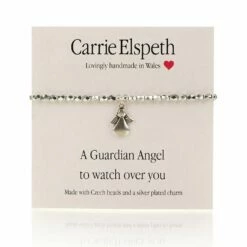 Carrie Elspeth A Guardian Angel Sentiment Bracelet