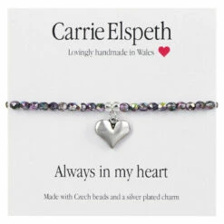Carrie Elspeth ‘Always In My Heart’ Sentiment Bracelet