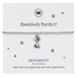 Carrie Elspeth ‘Pawsitively Purrfect’ Sentiment Bracelet