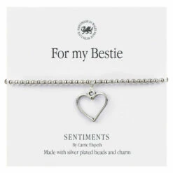 Carrie Elspeth ‘For My Bestie’ Sentiment Bracelet