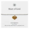 Carrie Elspeth ‘Heart Of Gold’ Sentiment Bracelet