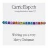 Carrie Elspeth Very Merry Christmas Sentiment Bracelet