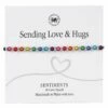 Carrie Elspeth Sending Love & Hugs Sentiment Bracelet