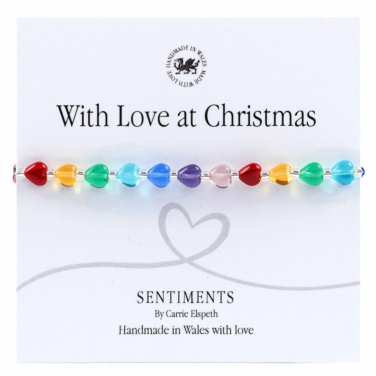 Carrie Elspeth With Love At Christmas Sentiment Bracelet 1 Carrie Elspeth With Love At Christmas Sentiment Bracelet
