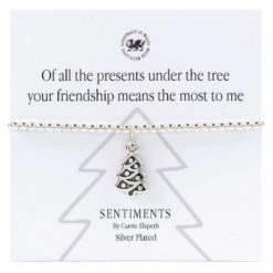 Carrie Elspeth Of All The Presents Under The Tree Sentiment Bracelet