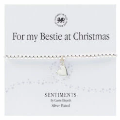 Carrie Elspeth For My Bestie At Christmas Sentiment Bracelet