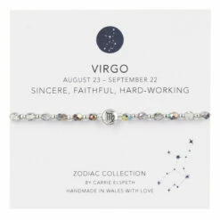 Carrie Elspeth Virgo Zodiac Sentiment Bracelet