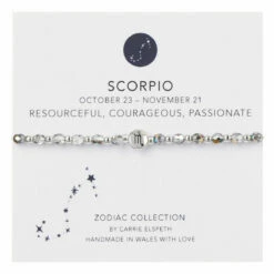 Carrie Elspeth Scorpio Zodiac Sentiment Bracelet