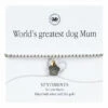 Carrie Elspeth ‘Dog Mum’ Sentiment Bracelet