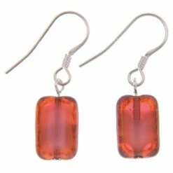 Carrie Elspeth Picasso Rainbow Maroon Earrings