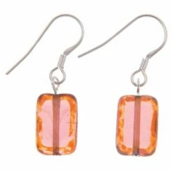 Carrie Elspeth Picasso Rainbow Peach Earrings