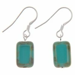 Carrie Elspeth Picasso Rainbow Turquoise Earrings