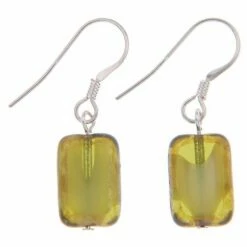 Carrie Elspeth Picasso Rainbow Green Earrings