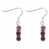 Carrie Elspeth Pinks Miracle & Haematite Earrings