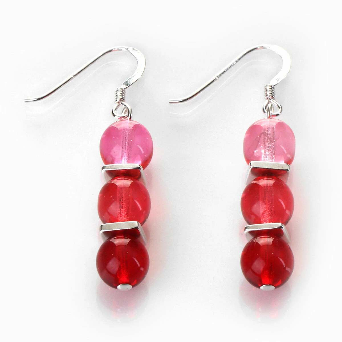 Carrie Elspeth Pink Globes Earrings 2 Carrie Elspeth Pink Globes Earrings - Image 2