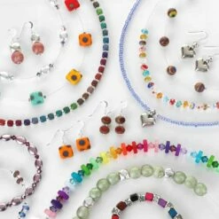 Carrie Elspeth Rainbow Satin Cubes Links Necklace -gifts shop carrie elspeth lifestyle range spring 2020 26