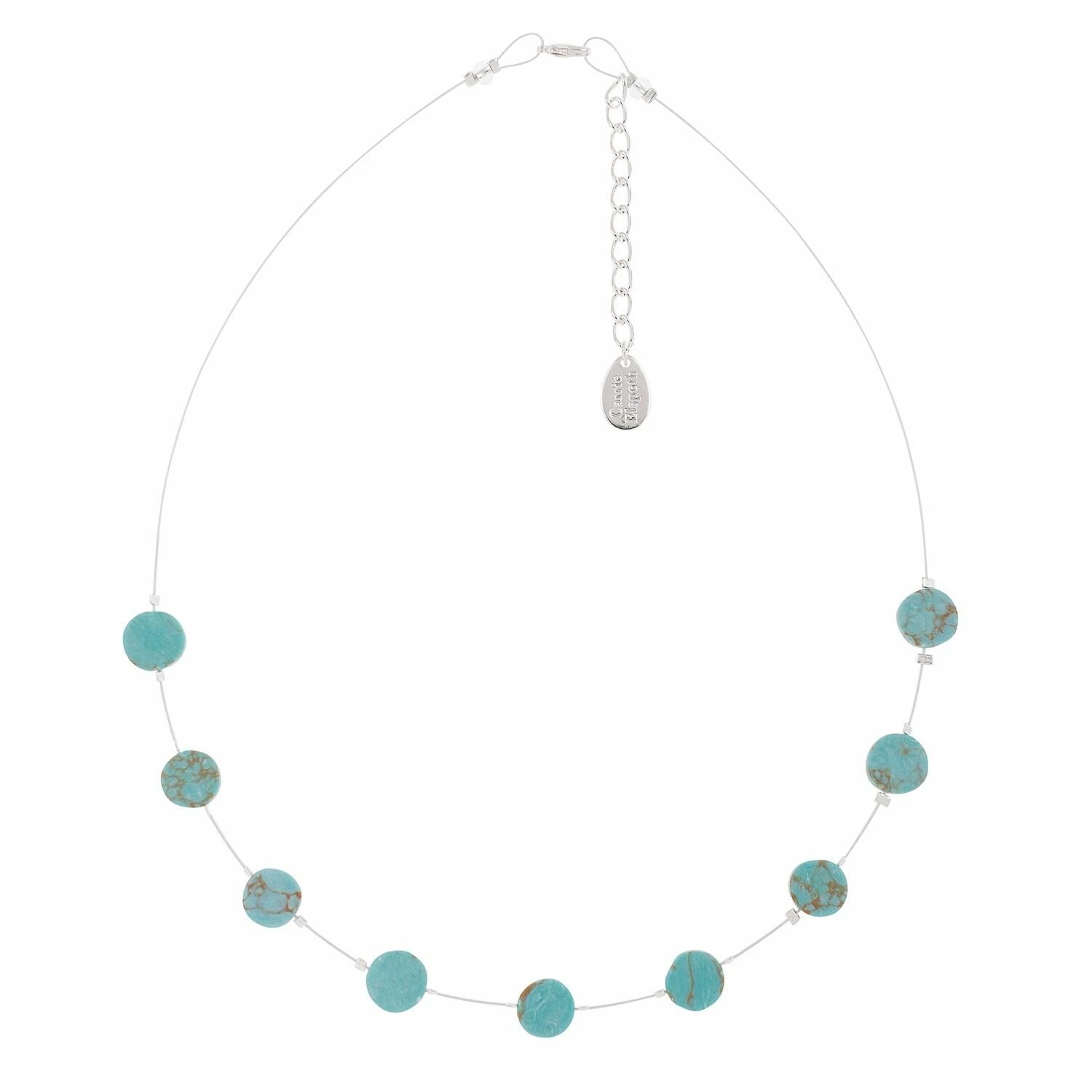 Carrie Elspeth Turquoise Mosaic Coins Necklace 1 Carrie Elspeth Turquoise Mosaic Coins Necklace