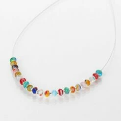 Carrie Elspeth Spring Millefiori Link Necklace 7 Carrie Elspeth Spring Millefiori Link Necklace -gifts shop carrie elspeth n1617 spring millefiore link necklace 1
