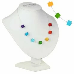 Carrie Elspeth Frosted Rainbow Necklace