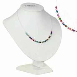 Carrie Elspeth Rainbow Miracle & Haematite Links Necklace