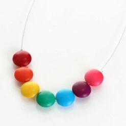 Carrie Elspeth Happy Rainbow Links Necklace -gifts shop carrie elspeth n1689 happy rainbow links necklace 01