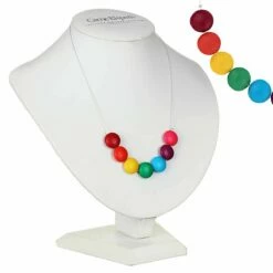 Carrie Elspeth Happy Rainbow Links Necklace