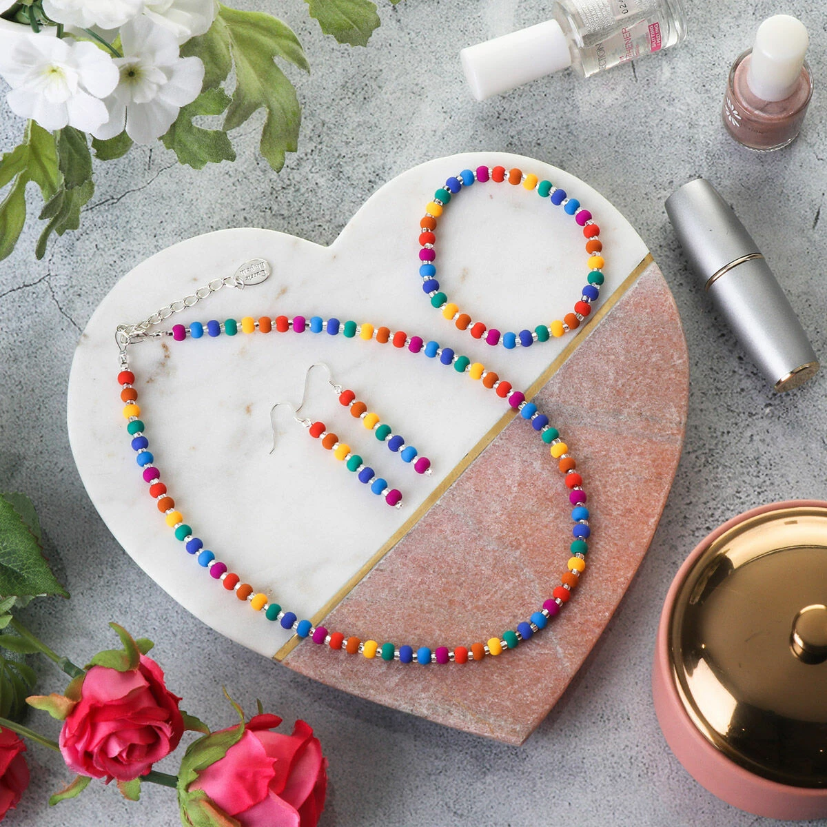 Carrie Elspeth Rainbow Carnival Full Necklace 4 Carrie Elspeth Rainbow Carnival Full Necklace - Image 4