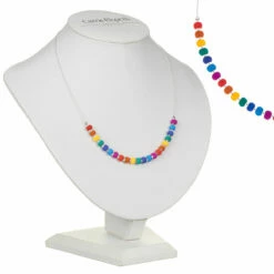 Carrie Elspeth Rainbow Carnival Links Necklace