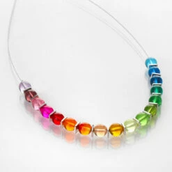 Carrie Elspeth Rainbow Globes Necklace -gifts shop carrie elspeth n1735 rainbow globes necklace
