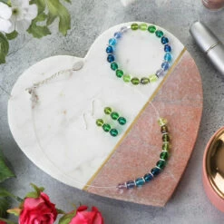 Carrie Elspeth Green Globes Earrings -gifts shop carrie elspeth n1736 breeze rainbow globes green lifestyle 022 1