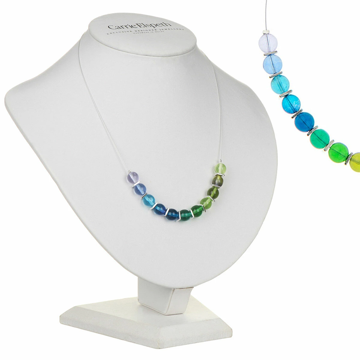 Carrie Elspeth Breeze Rainbow Globes Necklace 1 Carrie Elspeth Breeze Rainbow Globes Necklace