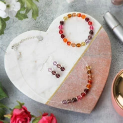 Carrie Elspeth Purple Globes Earrings -gifts shop carrie elspeth n1737 fall rainbow globes purple lifestyle 022