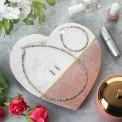 Carrie Elspeth Cariad Hearts Earrings -gifts shop carrie elspeth n1751 cariad heart full lifestyle 2 2