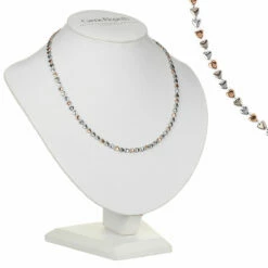 Carrie Elspeth Cariad Hearts Full Necklace