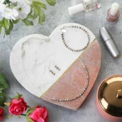 Carrie Elspeth Cariad Hearts Earrings -gifts shop carrie elspeth n1752 cariad hearts links lifestyle 1 2